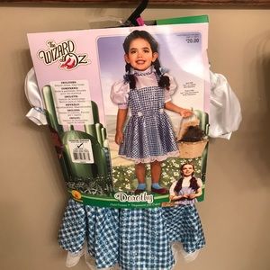 2T-4T Dorothy Costume with accessories
